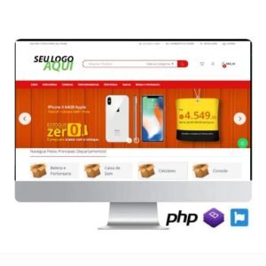 Loja Virtual Em Php Responsiva PagSeguro - Mercado Pago - Paypal - Pix