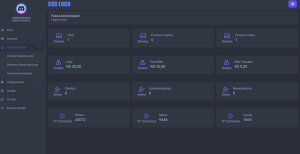 Script Plataforma Web streaming, Com Pagamento Automático e Cria Revenda - Imagem 2