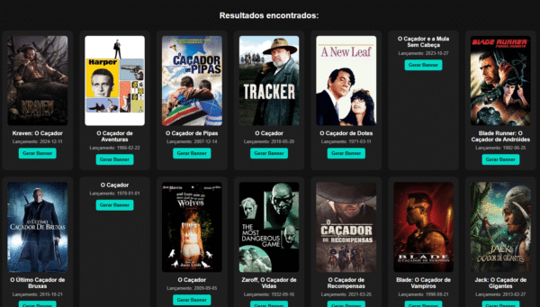 Script Gerador De Banners De Jogos, Filmes E Series - Imagem 2