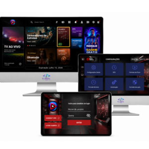 SCRIPT SMARTERS V3 PLUS VIA USUÁRIO E SENHA + ÁREA DE JOGOS AO VIVO
